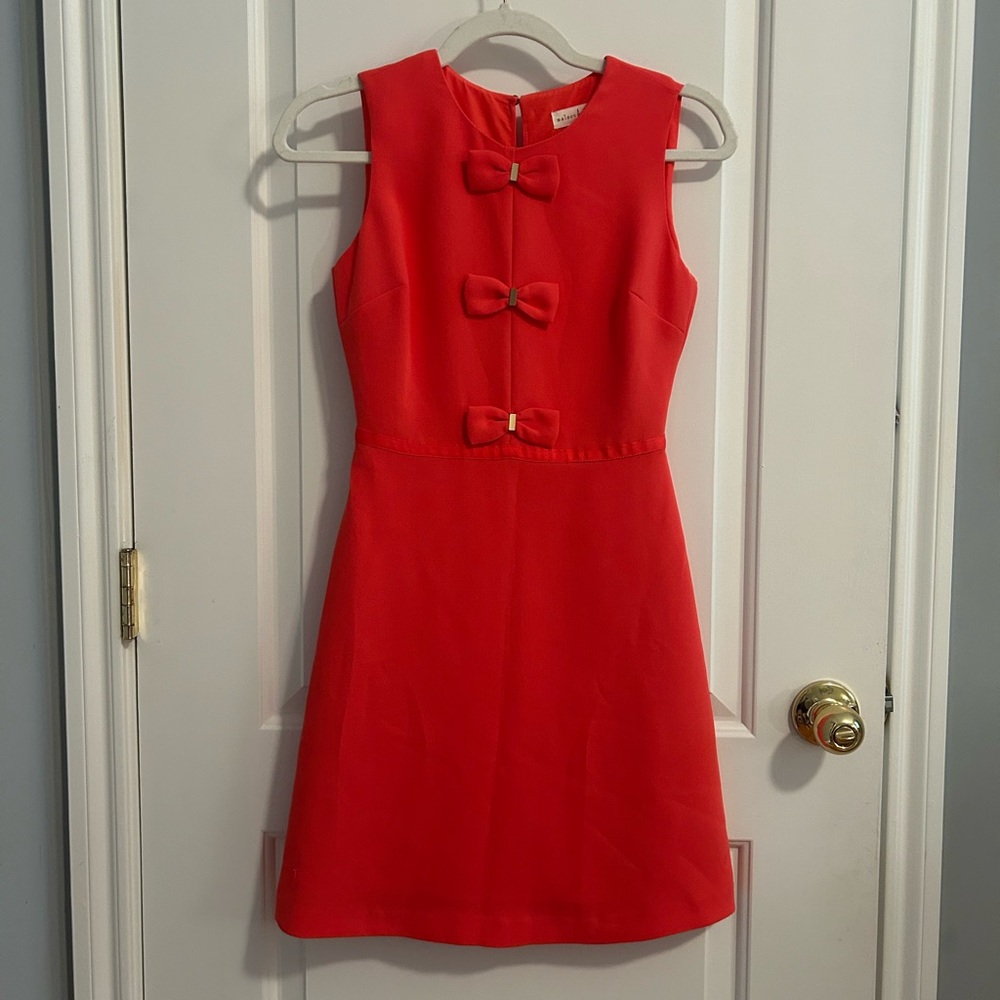 Maison Jules Red A-line Mini Dress